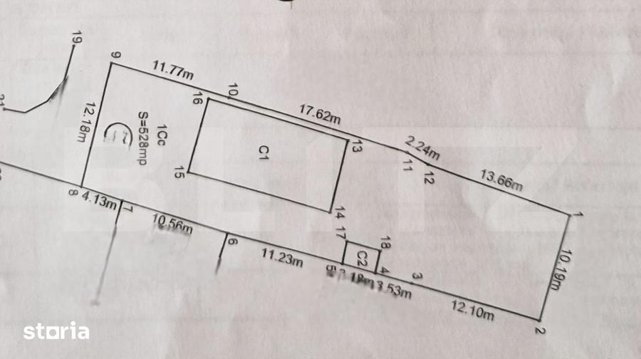 Teren de 528 mp, în Siloz