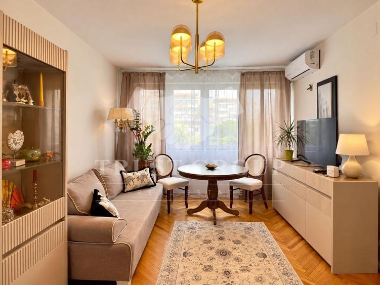 Apartament cu 2 camere, mobilat în Iancului