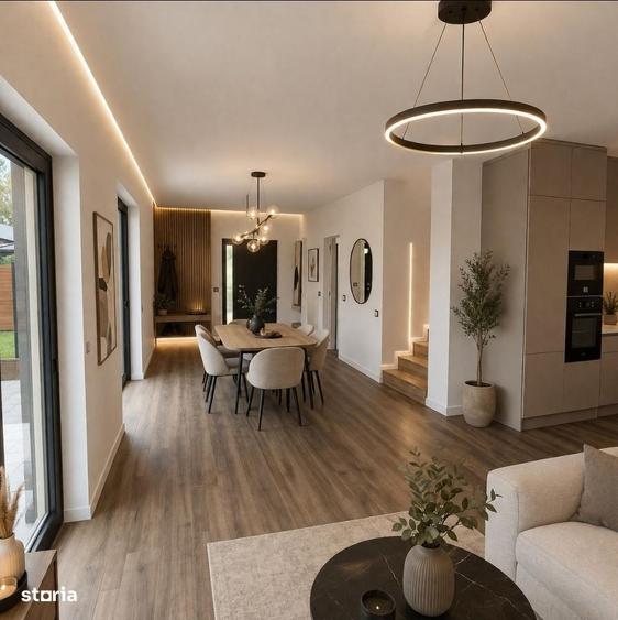 Casa individuala moderna P+E in Balotesti,comision 0% - 1