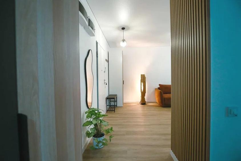 Apartament cu 2 camere semidecomandat, mobilat în Pipera