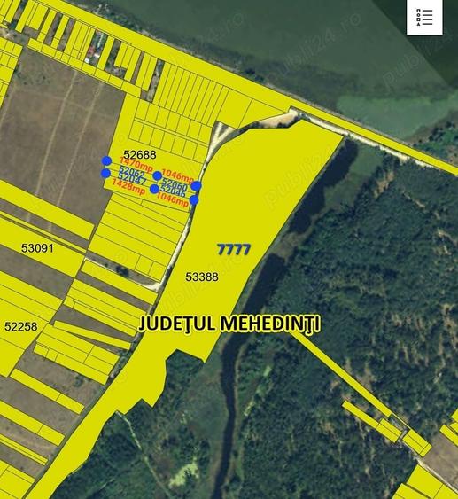 Teren de 5000 mp, în Ostrovu Corbului
