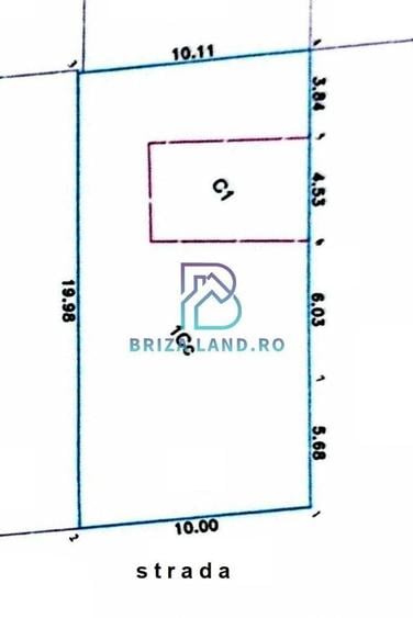 Bucurestii Noi, Laminorului, teren 200 mp, d=10m, casa demolabila - 1