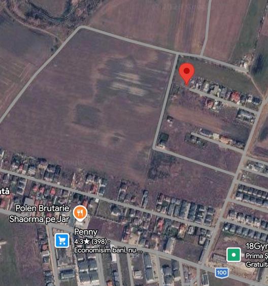 Teren Construcții intravilan de 2140 mp, în Est