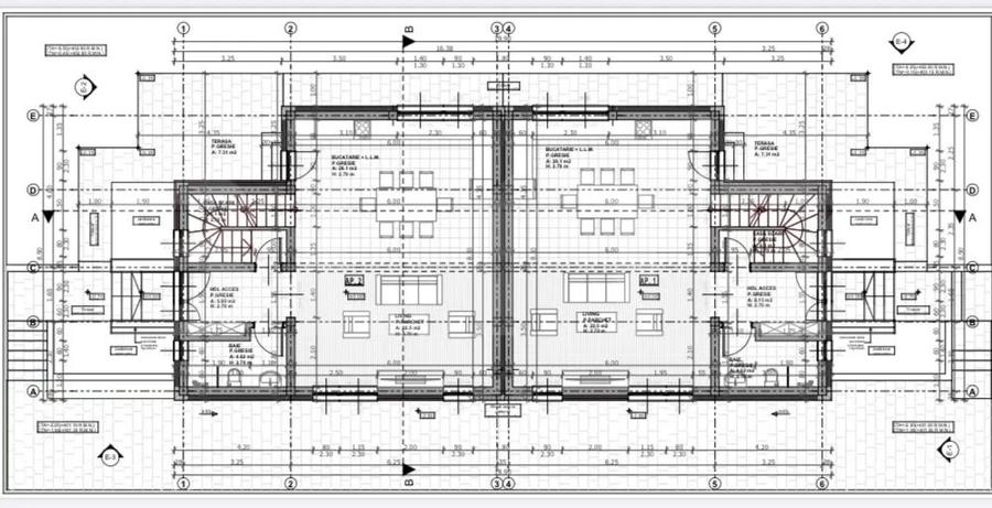 Duplex cu 5 camere cu Canalizare în Dâmbul Rotund