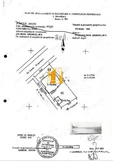 Casă cu 5 camere cu Teren 654 Mp în Eremia