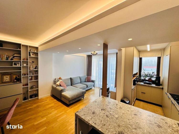 Apartament cu 3 camere semidecomandat, mobilat în Străulești