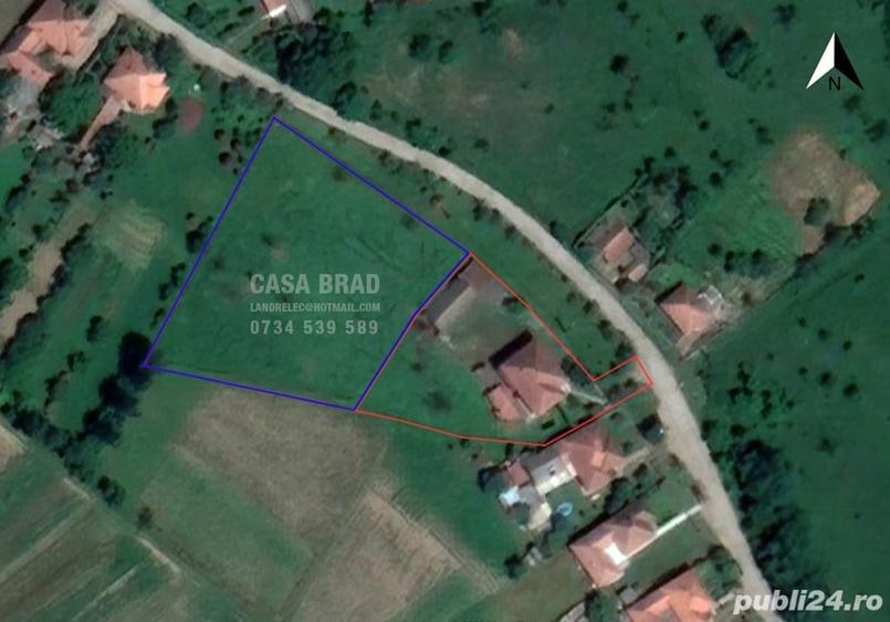 Casă cu 5 camere cu Teren 1373 Mp în Brad