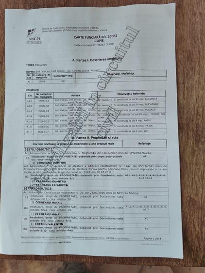 Casă cu 4 camere în Orlești