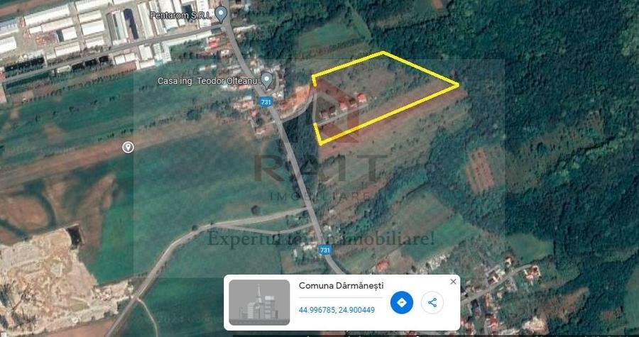 Teren Construcții intravilan de 650 mp, în Dârmănești