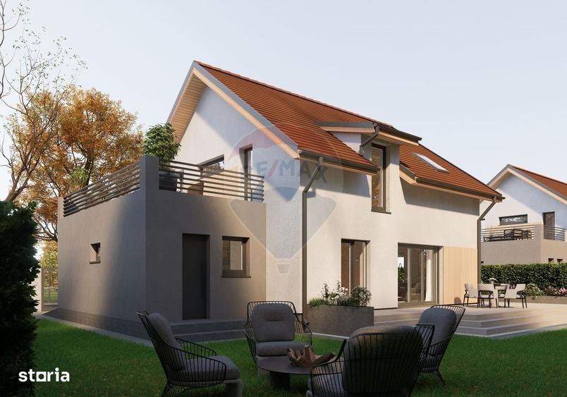 Casă cu 4 camere cu Teren 580 Mp în Stupinii Prejmerului