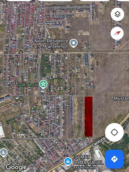 Teren Construcții intravilan de 12930 mp, în Pantelimon