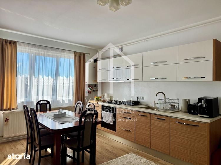 Apartament cu 3 camere, mobilat în Turnișor