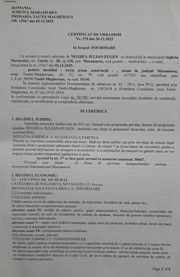 Spațiu comercial, în Tăuții-Măgherăuș