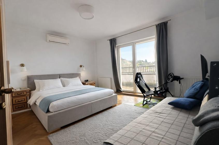 Penthouse cu 4 camere decomandat, mobilat în Grigorescu