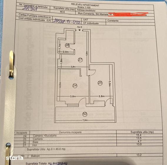 Apartament, 60 m2, - 4