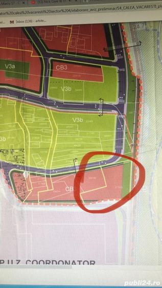 Teren de 4600 mp, în Văcăresti