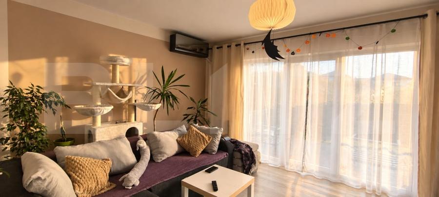 Casă individuală cu 3 camere cu Canalizare în Rediu