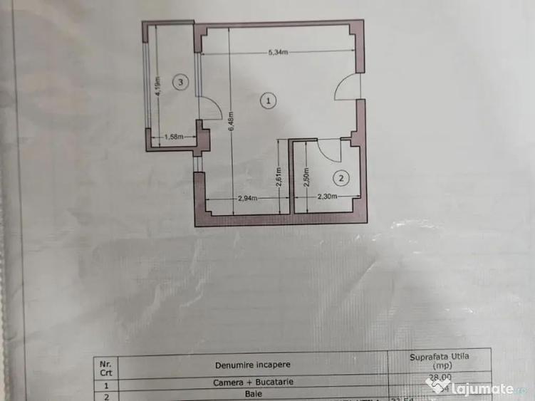 Apartament decomandat în Roșu