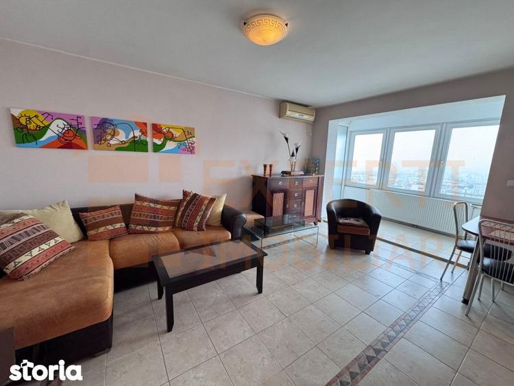 Apartament cu 3 camere decomandat, mobilat în Central