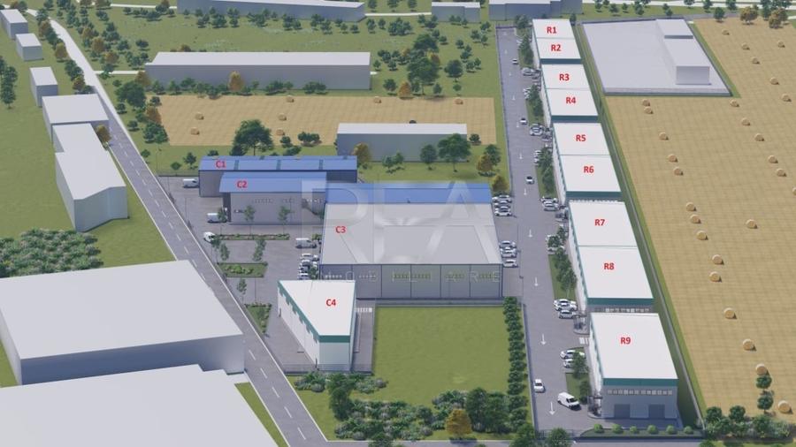 Spațiu industrial, de 11,900 mp, în Popești-Leordeni