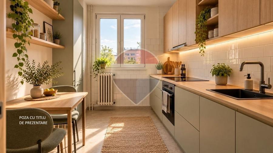 Apartament cu 4 camere semidecomandat în Titan