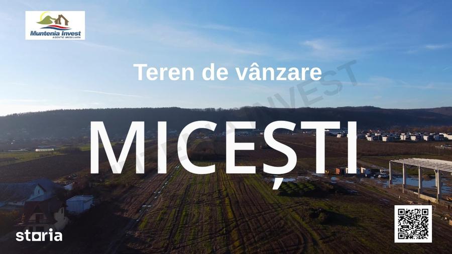 Teren de 2500 mp, în Mărăcineni