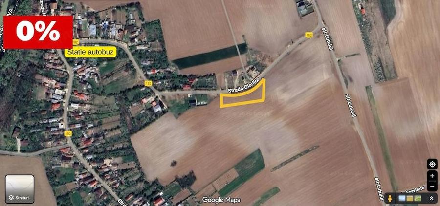Teren de 3132 mp, în Piscu