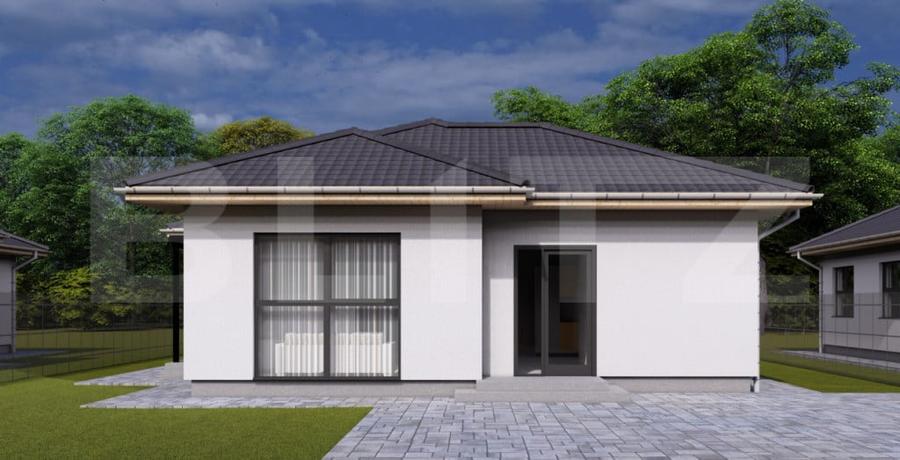 Casa single moderna, 110 mp utili, teren 468 mp, cartier n - 6