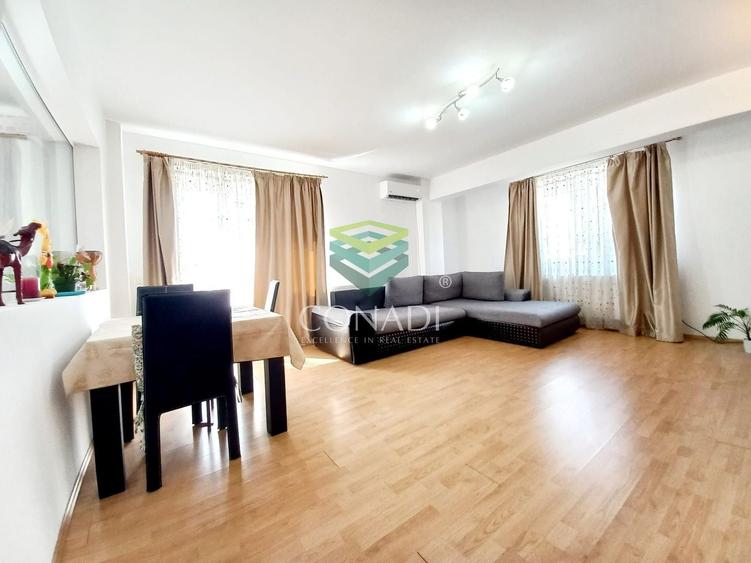 Apartament cu 3 camere decomandat, mobilat în Băneasa