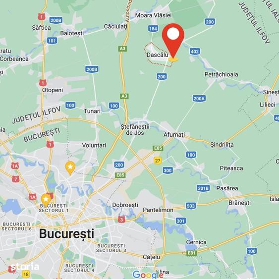 Teren de 10000 mp, în Dascălu
