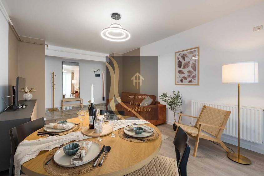 Apartament cu 2 camere decomandat, mobilat în Central