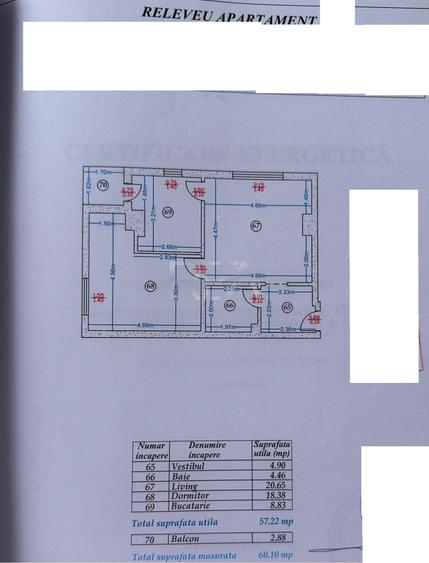 Apartament cu 2 camere semidecomandat, mobilat în Alba Iulia