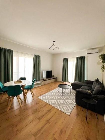 Apartament cu 3 camere semidecomandat, mobilat în Tunari
