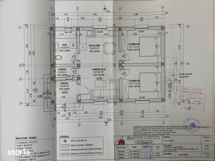 Casă cu Teren 303 Mp în Vădeni