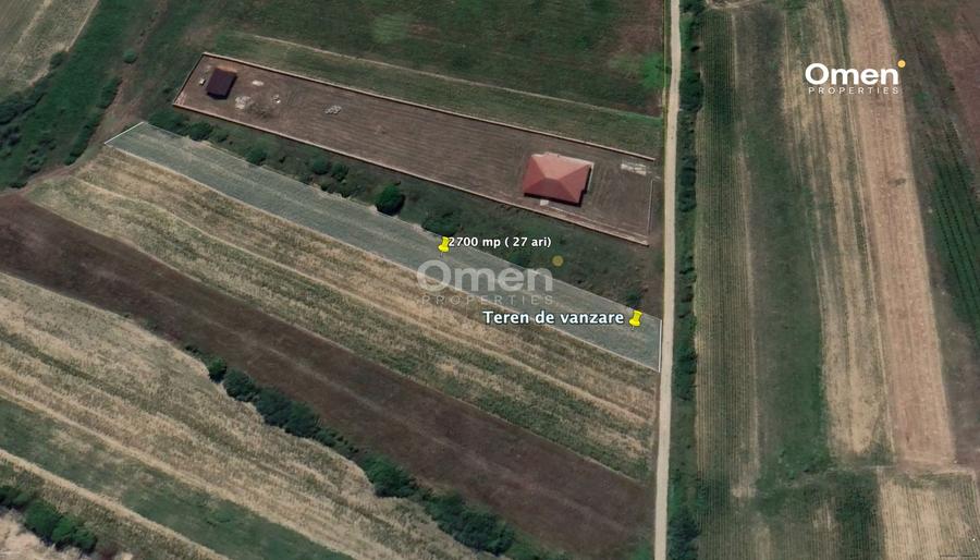 Teren Construcții intravilan de 2710 mp, în Recea
