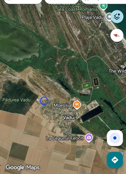Teren de 414 mp, în Vadu