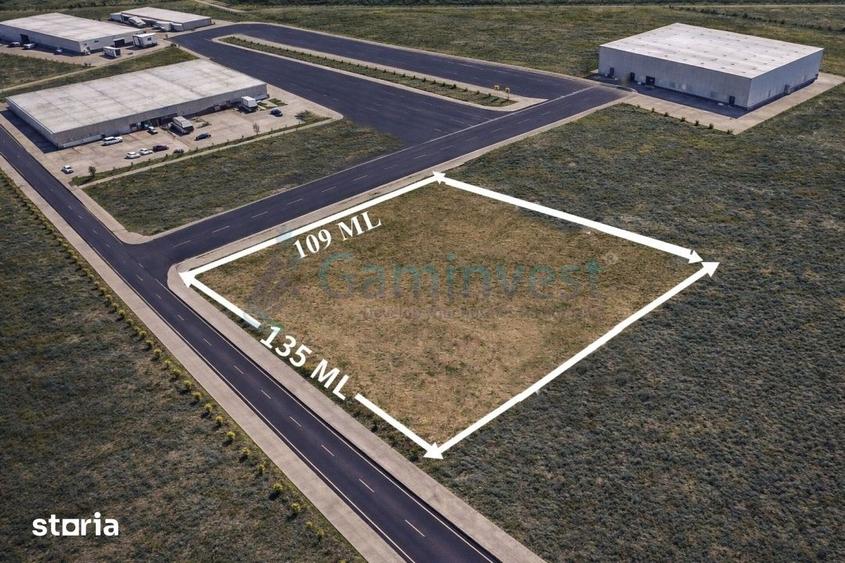 Teren de vanzare in Parcul Industrial I Oradea,Bihor,Gaminvest,V4367 - 2