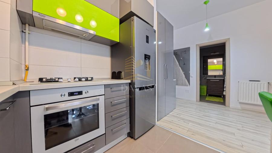 Apartament cu 2 camere semidecomandat, mobilat în Bună Ziua