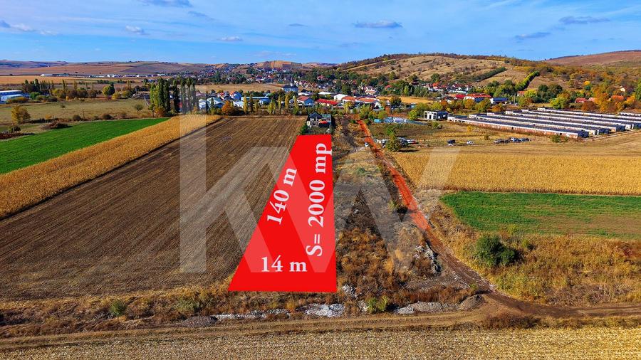 Teren Construcții intravilan de 2000 mp, în Viile Sibiului