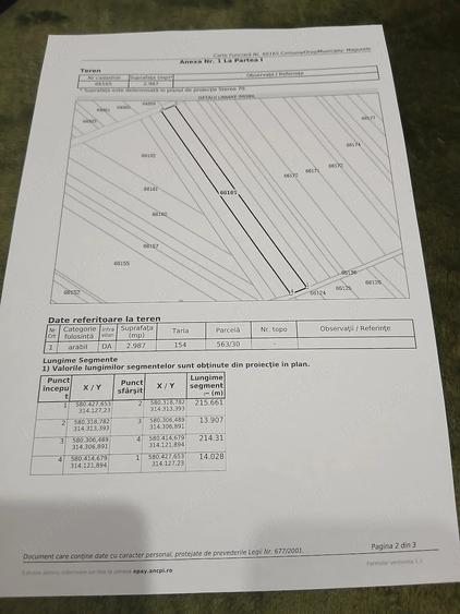 Teren de 2987 mp, în Dumitrana