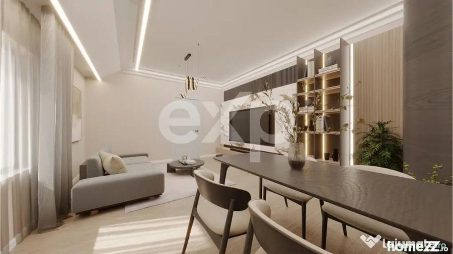 Apartament cu 3 camere decomandat în Trivale