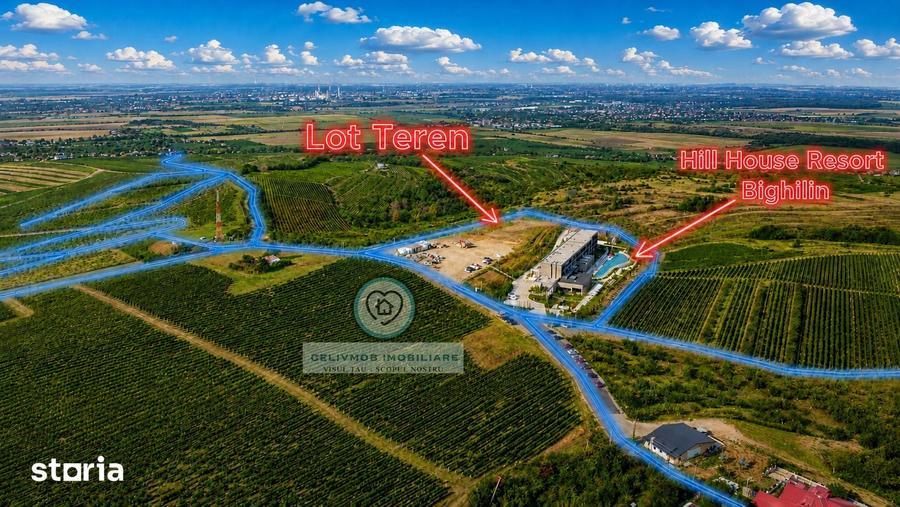 Teren de 1400 mp, în Bucov