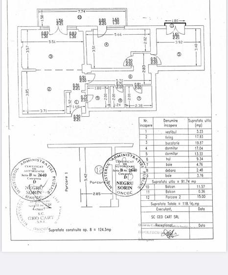Apartament cu 3 camere decomandat, mobilat în Pipera