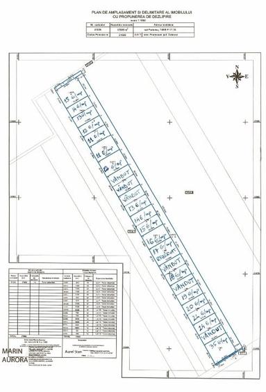 Teren Construcții intravilan de 500 mp, în Frumușani