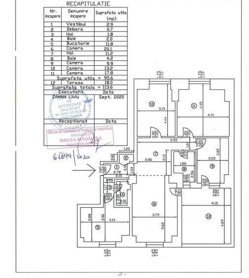 Apartament 4 camere deosebit in zona Unirii Fantani cu terasa de 18mp - 9