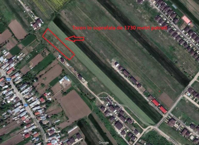 Teren de 1730 mp, în Domnești