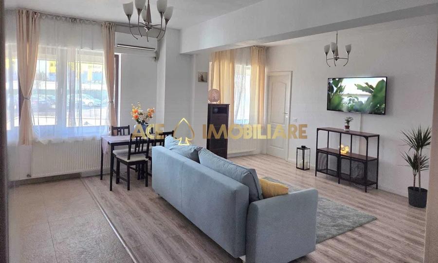 Apartament cu 3 camere semidecomandat, mobilat în Străulești