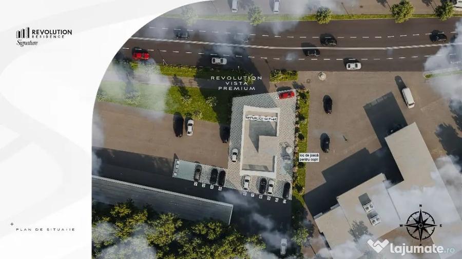Apartament cu 2 camere decomandat în Republicii