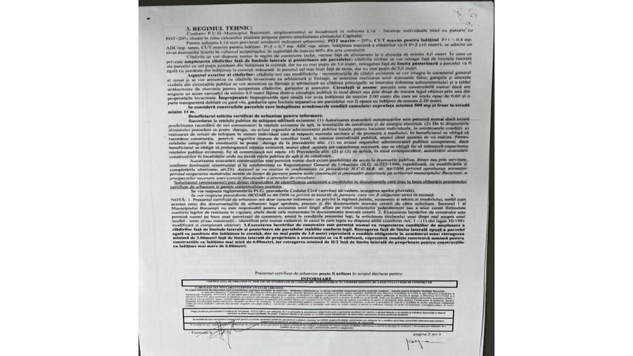 Teren Construcții intravilan de 1000 mp, în Sisești
