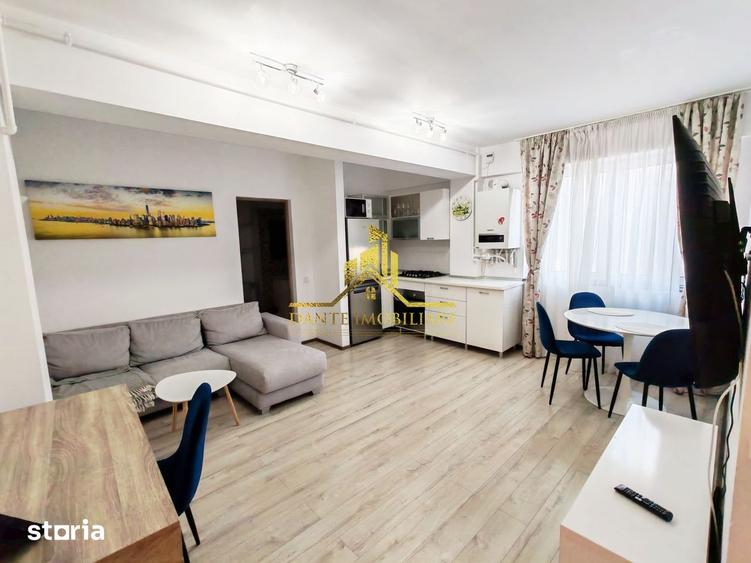 Apartament cu 2 camere semidecomandat, mobilat în Între Lacuri